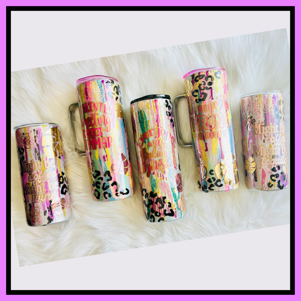 Hand Painted Brush Stroke Technique