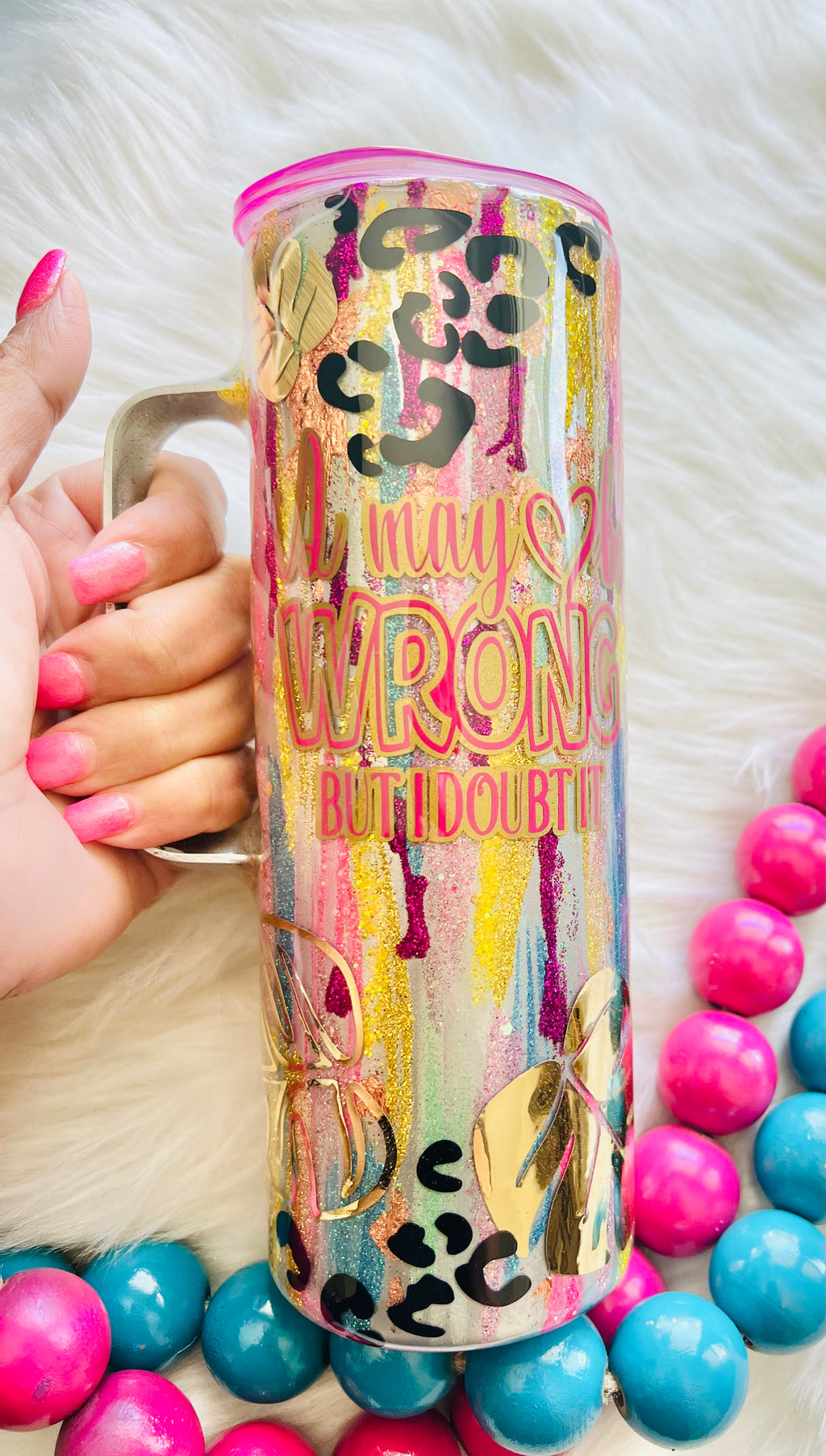 RTS Custom Hand Painted Tumbler