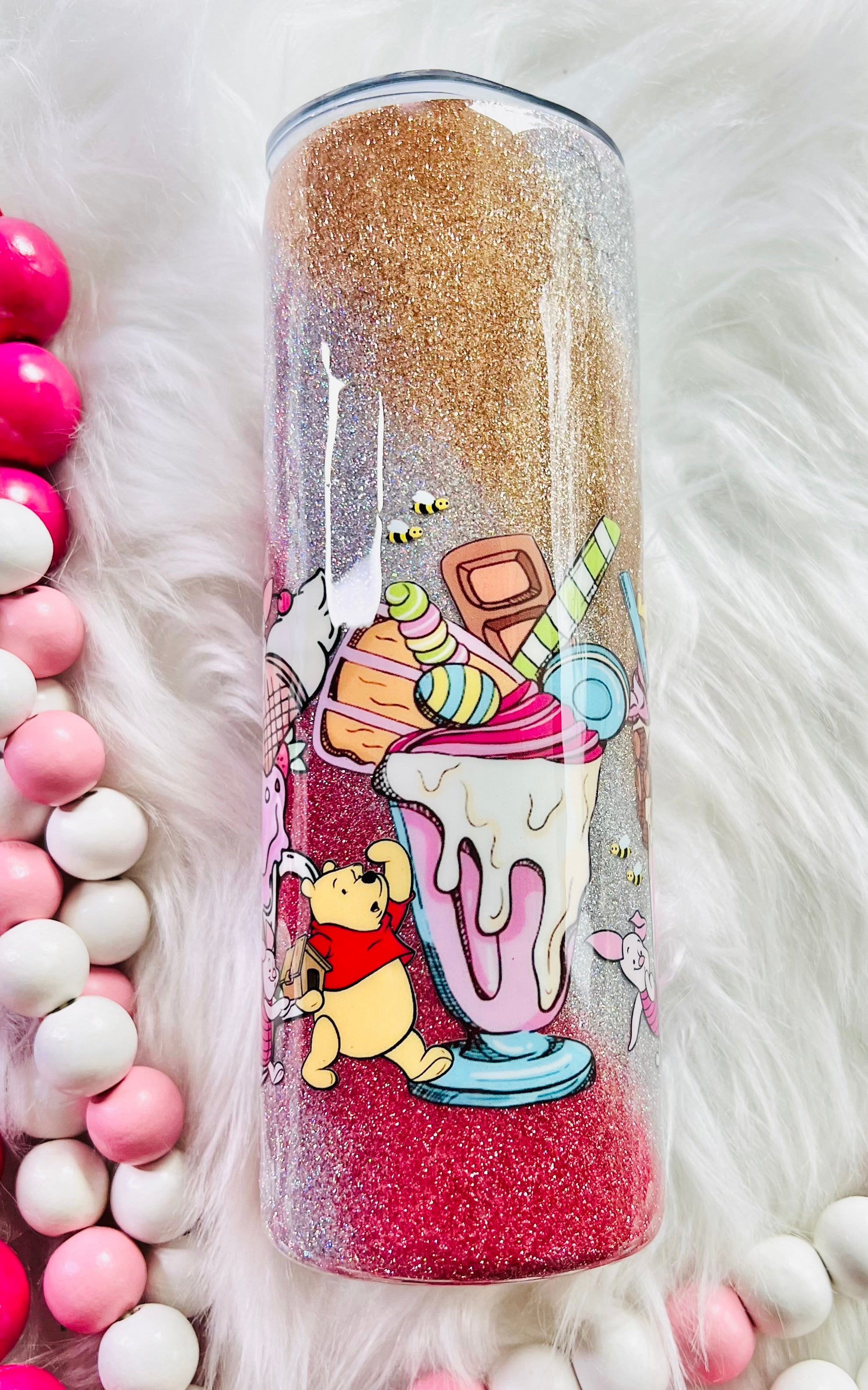 RTS Glittered Epoxied Tumbler 20oz