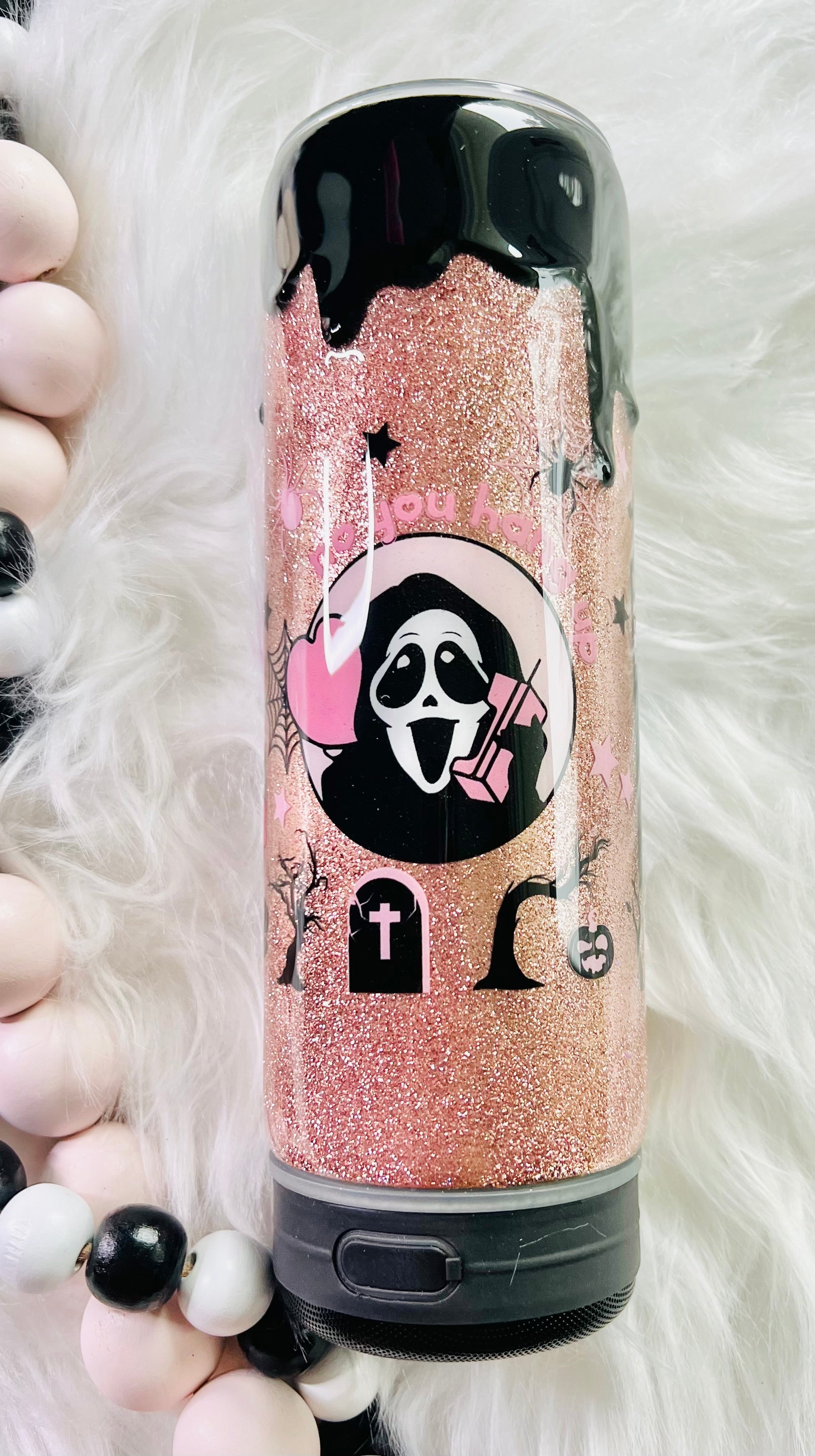 RTS Glittered Epoxied Speaker Tumbler 20oz