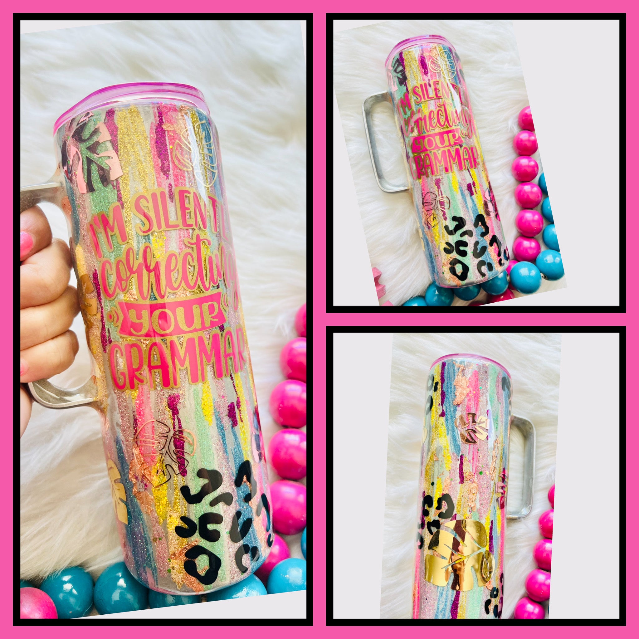 RTS Custom Hand Painted Tumbler