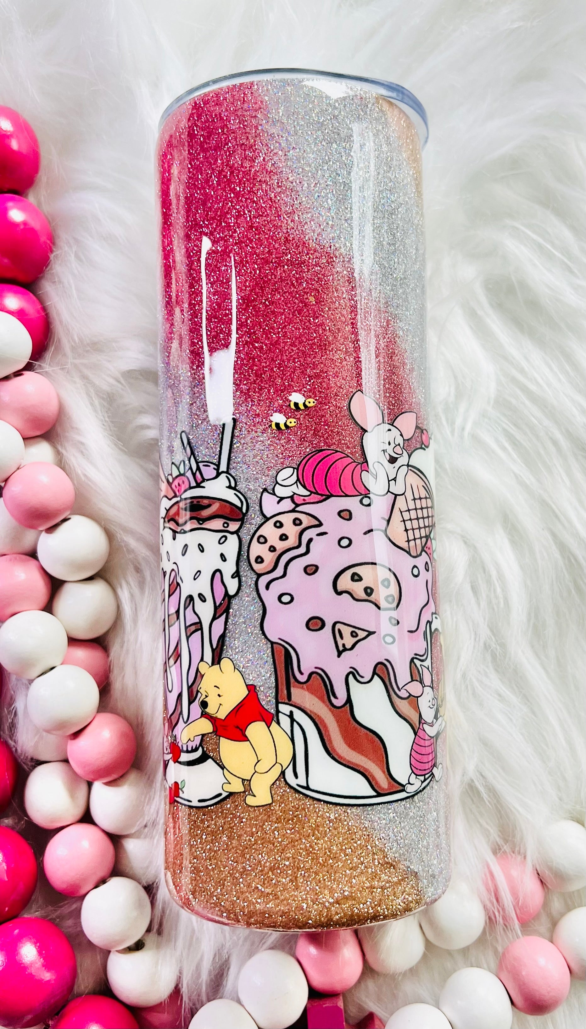 RTS Glittered Epoxied Tumbler 20oz