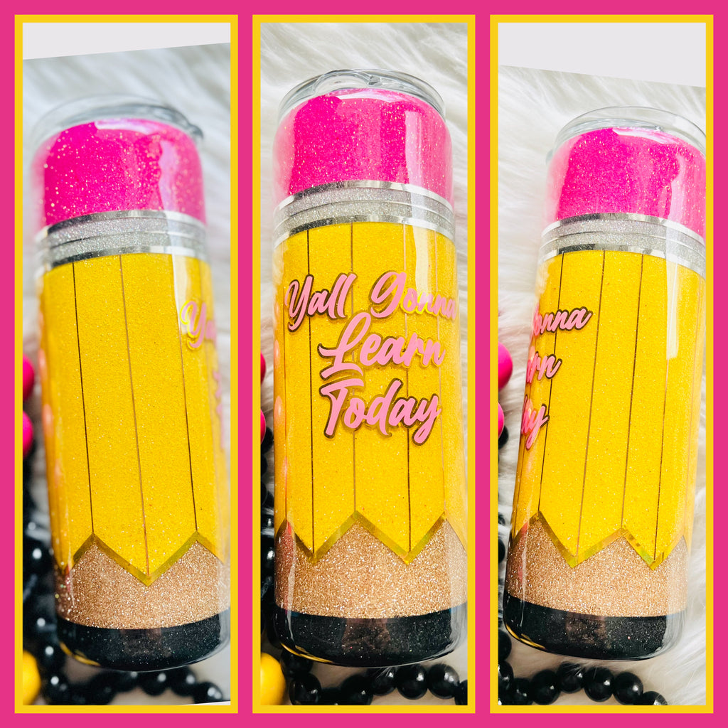 RTS Custom 20oz Teacher Theme Tumblers