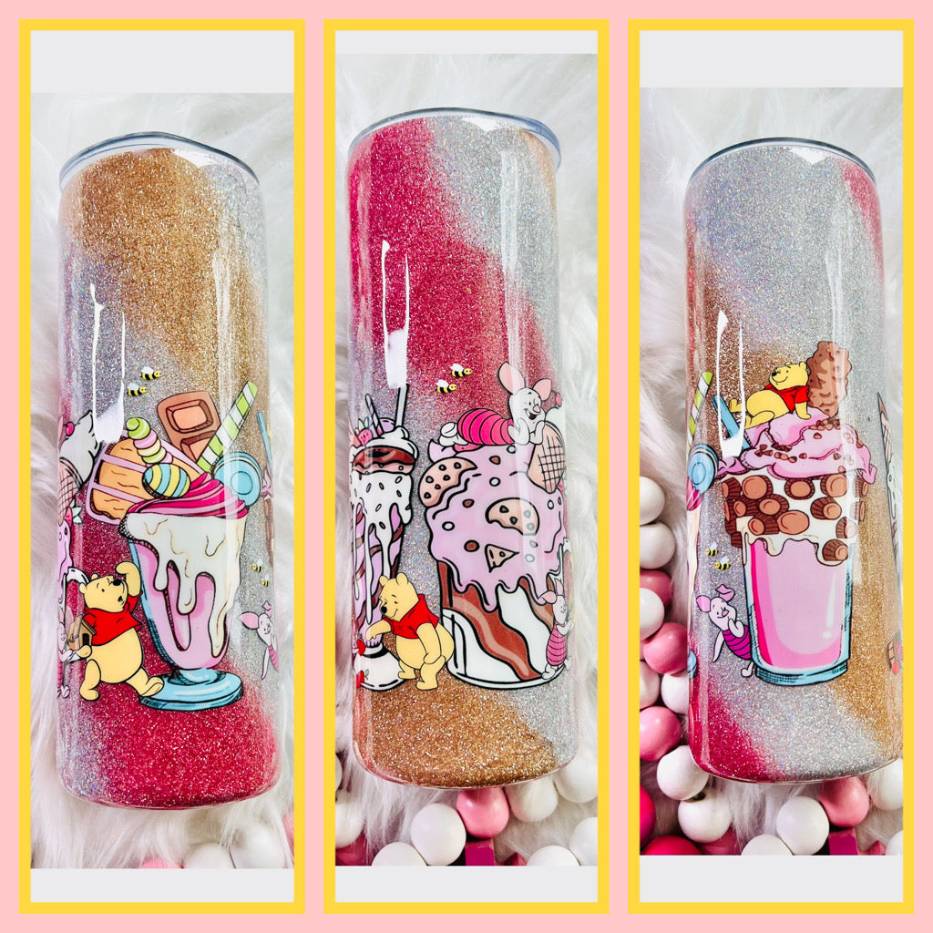 RTS Glittered Epoxied Tumbler 20oz