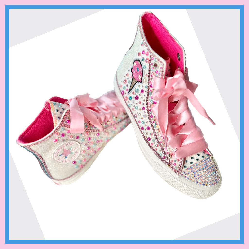 RTS Bling Sneakers (Size W9/M7)