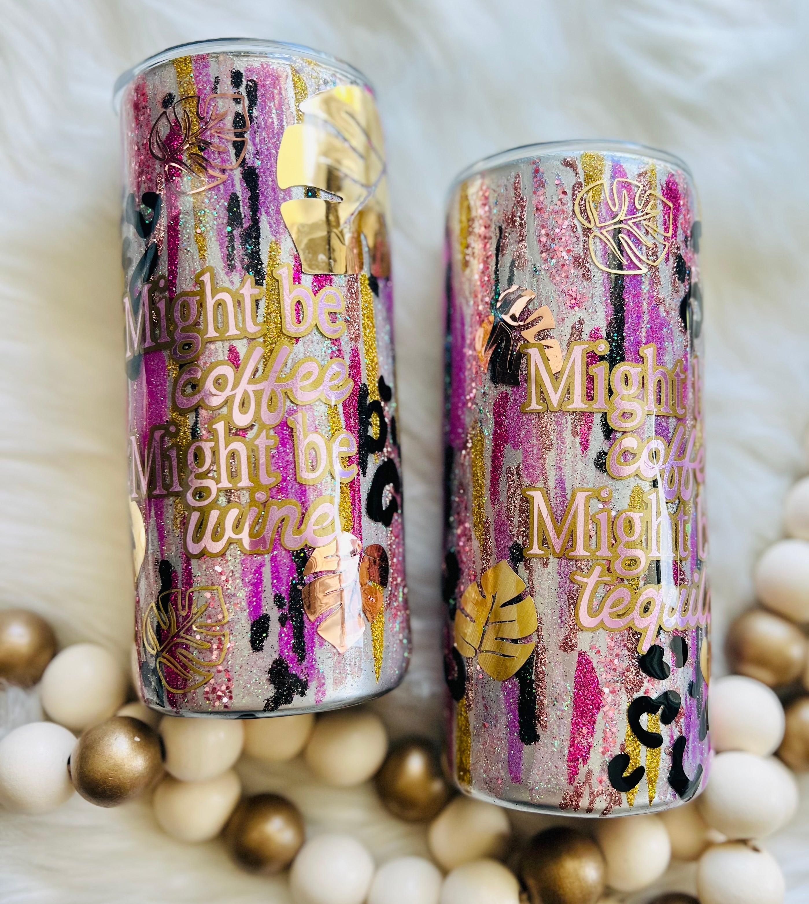 RTS Custom Hand Painted Tumbler