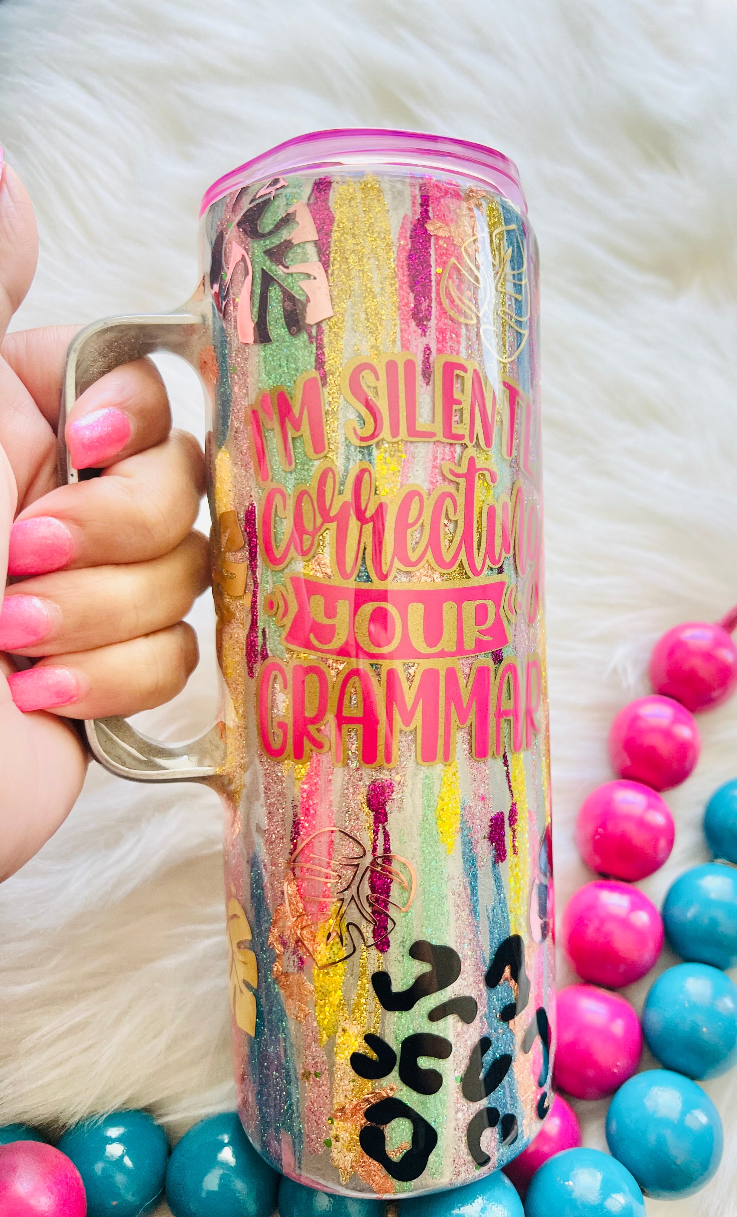 RTS Custom Hand Painted Tumbler