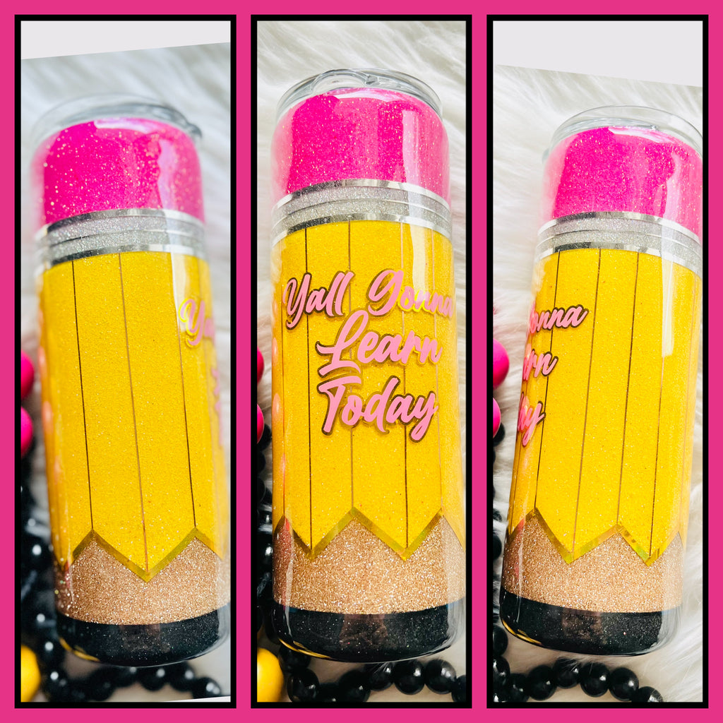 RTS Custom 20oz Teacher Theme Tumblers