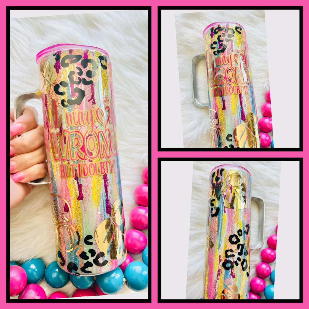 RTS Custom Hand Painted Tumbler