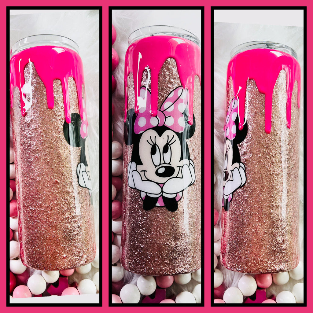 RTS Glittered Epoxied Tumbler 20oz