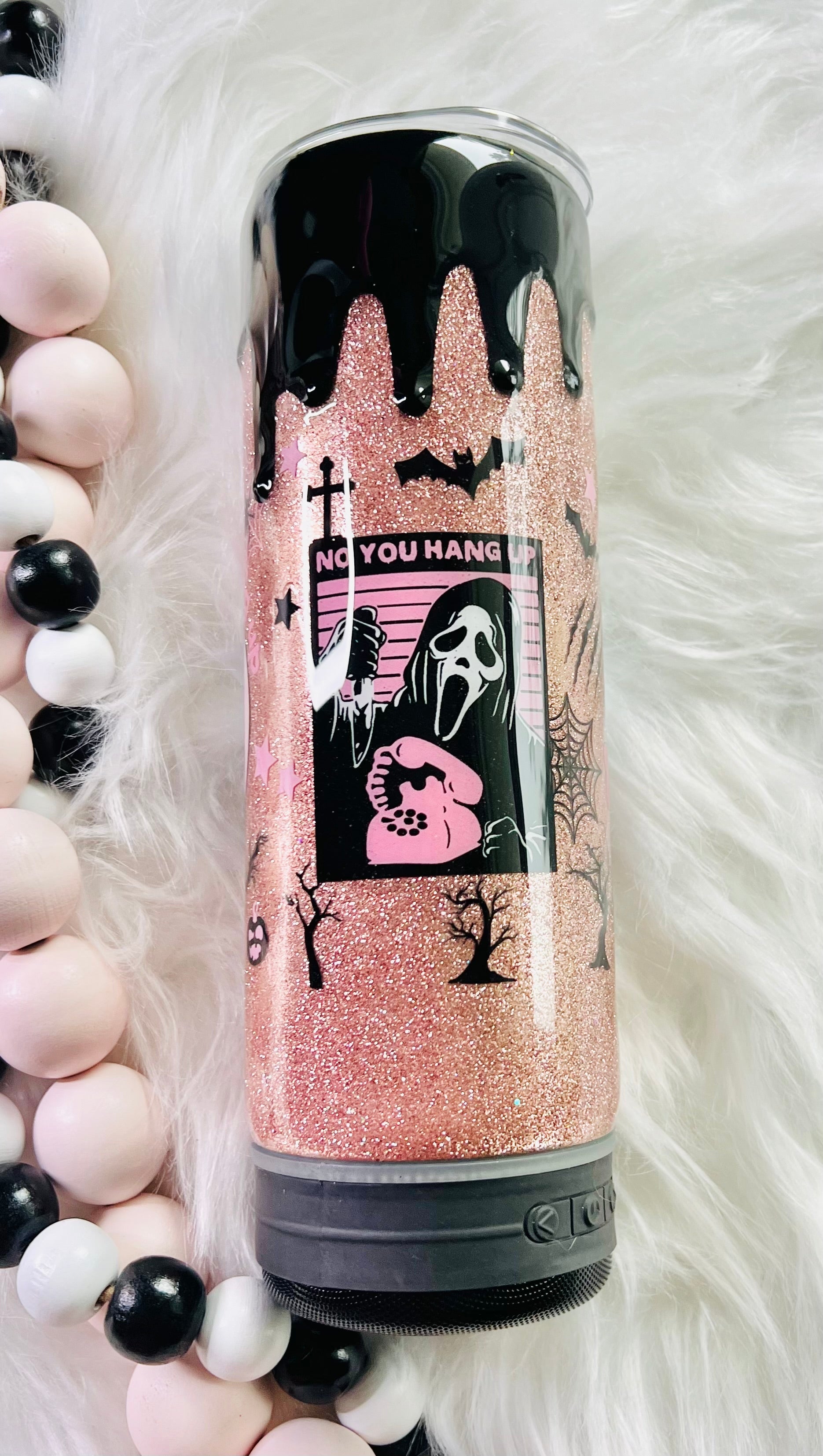 RTS Glittered Epoxied Speaker Tumbler 20oz