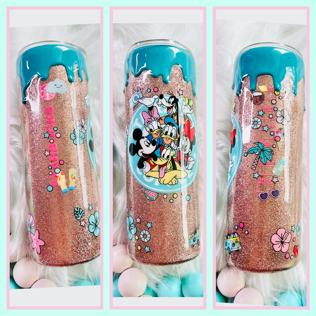RTS Glittered Epoxied Tumbler 20oz