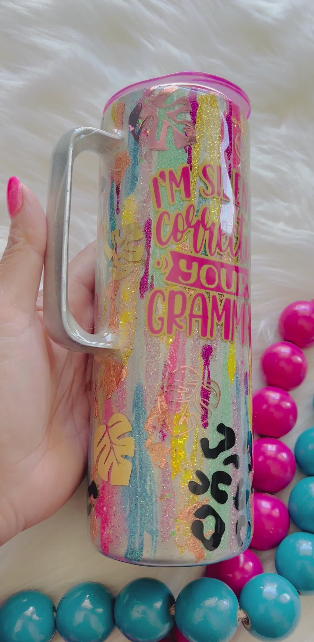 RTS Custom Hand Painted Tumbler